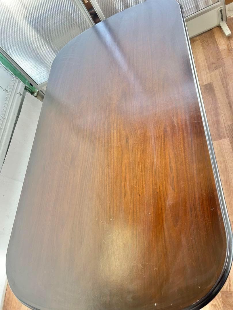 600 カリモク　コロニアル ダイニング テーブル 幅165 重厚 デスク　b