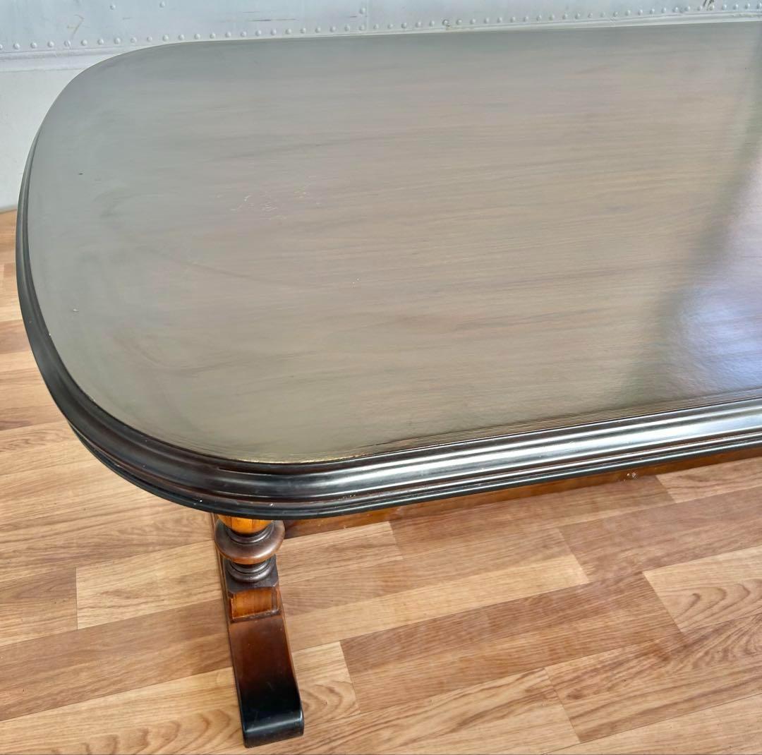 600 カリモク　コロニアル ダイニング テーブル 幅165 重厚 デスク　b