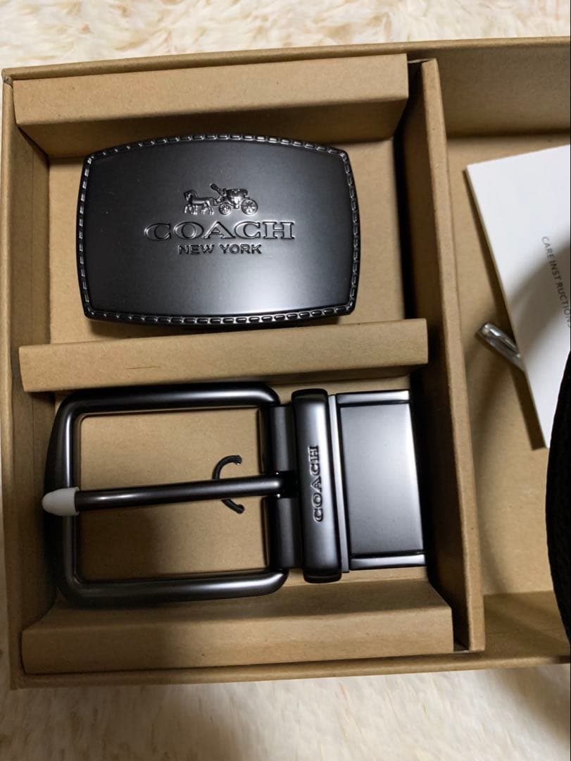✨️新品未使用✨️COACH レザー ベルト ブラック ブラウン 2色セット