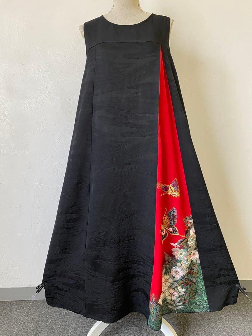 3247 着物　リメイク　ドレス　ワンピース