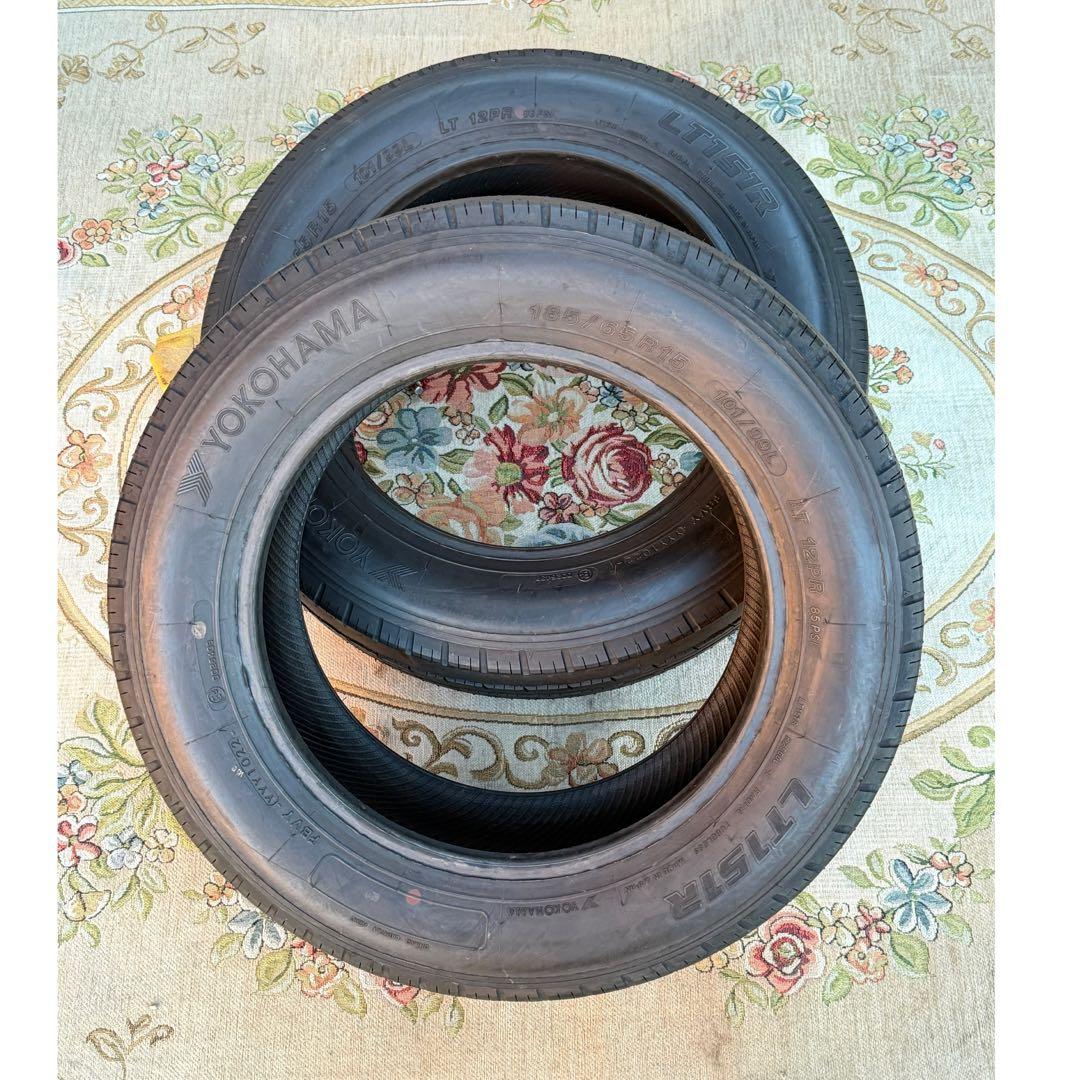 送料込ヨコハマ　LT151R　185/65R15　101/99L　12PR　2本
