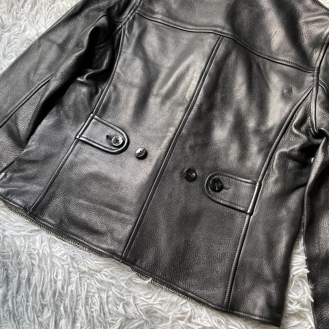 専用未使用タグ付き ラルフローレン 本革 レザージャケット ヘリンボーン裏地 9