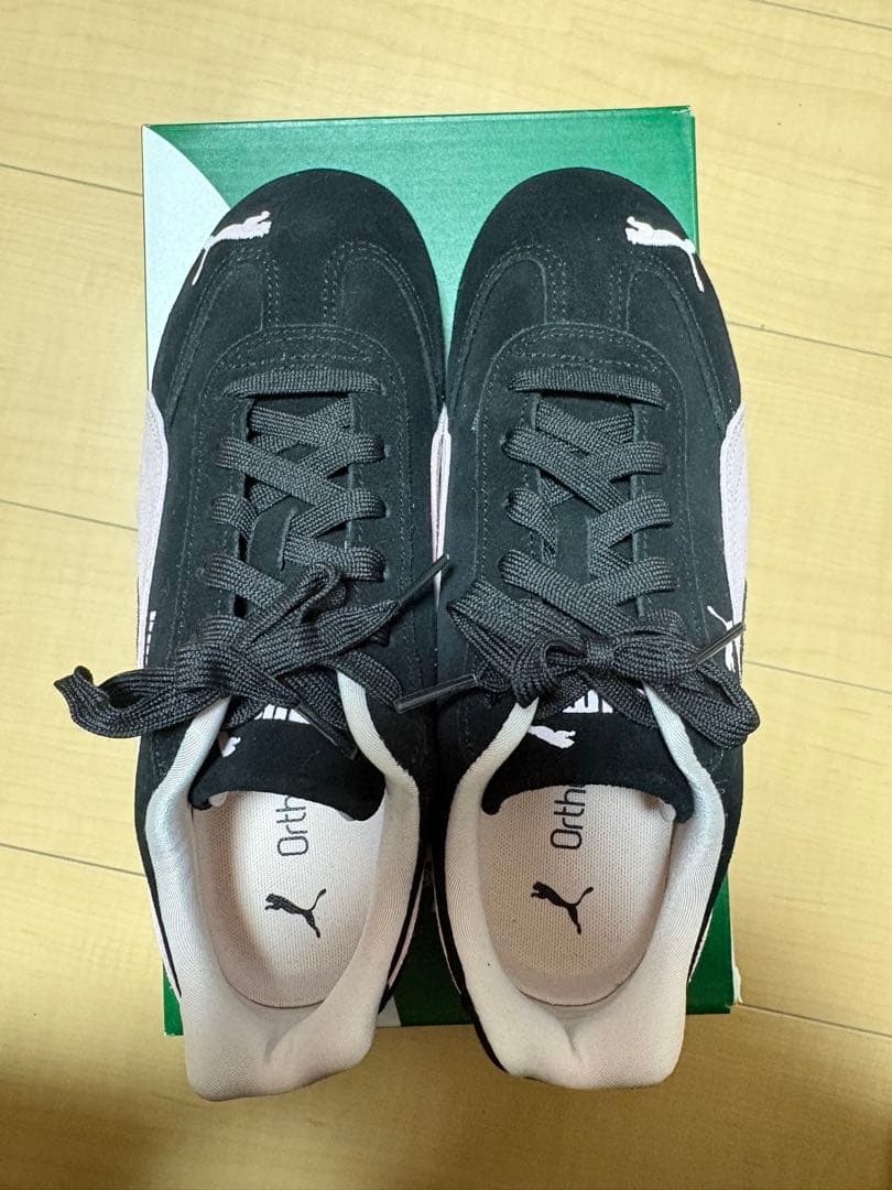 PUMA スピードキャット SPEEDCAT ブラック ピンク 24.5cm