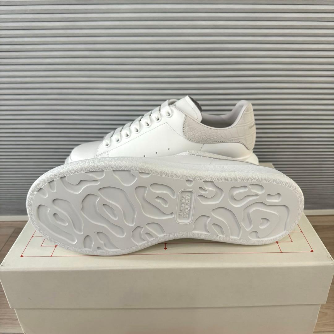【新品 26cm】アレキサンダーマックイーン 正規品 クロコ型押し スニーカー