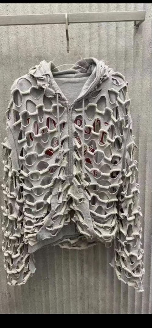 【今日まで値下げ可】PROJECT G/R レーザーカット ジップフーディー