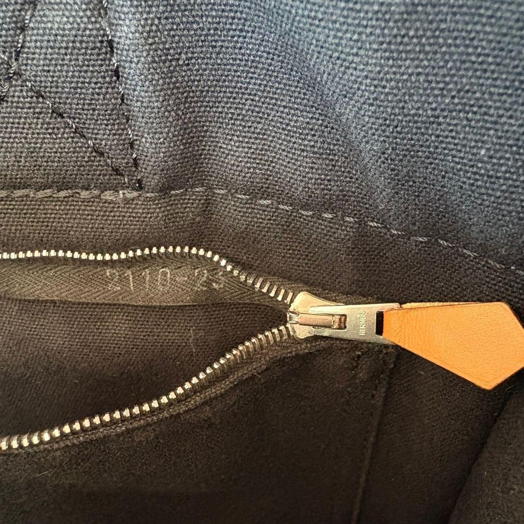 美品✦HERMESドーヴィルPM BLACK ✴︎クリーニング済（NO.190）