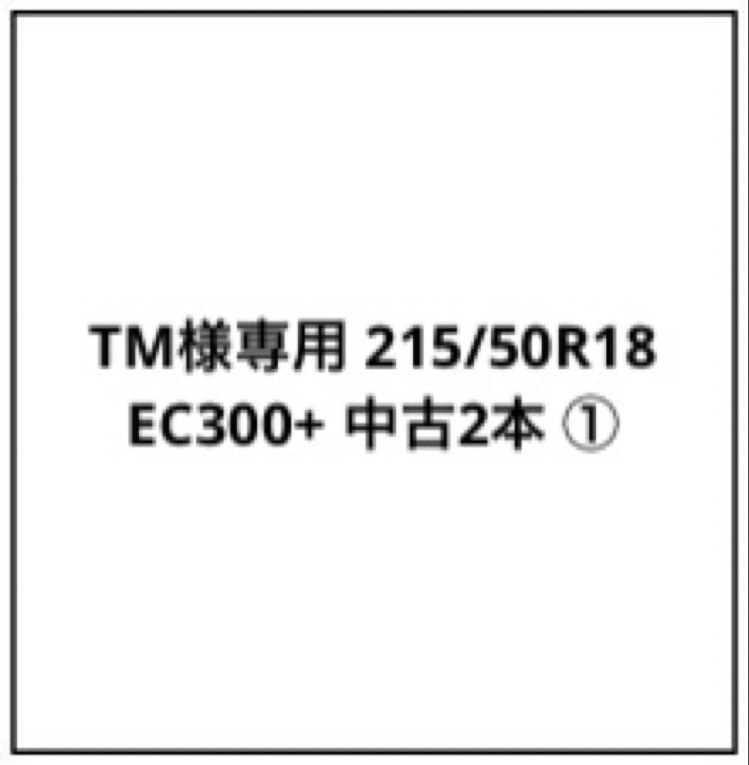 TM 215/50R18 EC300+ 中古2本 ①