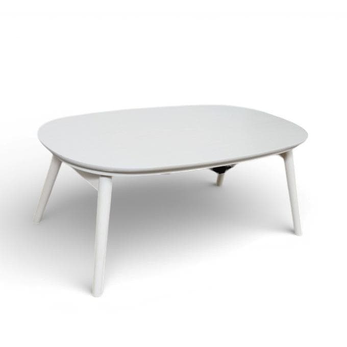 フォロー割【新品・訳あり】折れ脚こたつテーブル 90×50cm 楕円形