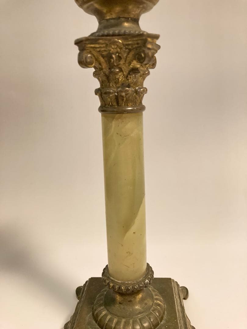 フランス　ナポレオン3世　アンティークランプ　燭台　スタンド　土台のみ