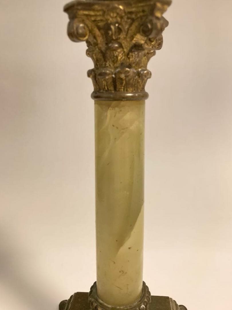 フランス　ナポレオン3世　アンティークランプ　燭台　スタンド　土台のみ