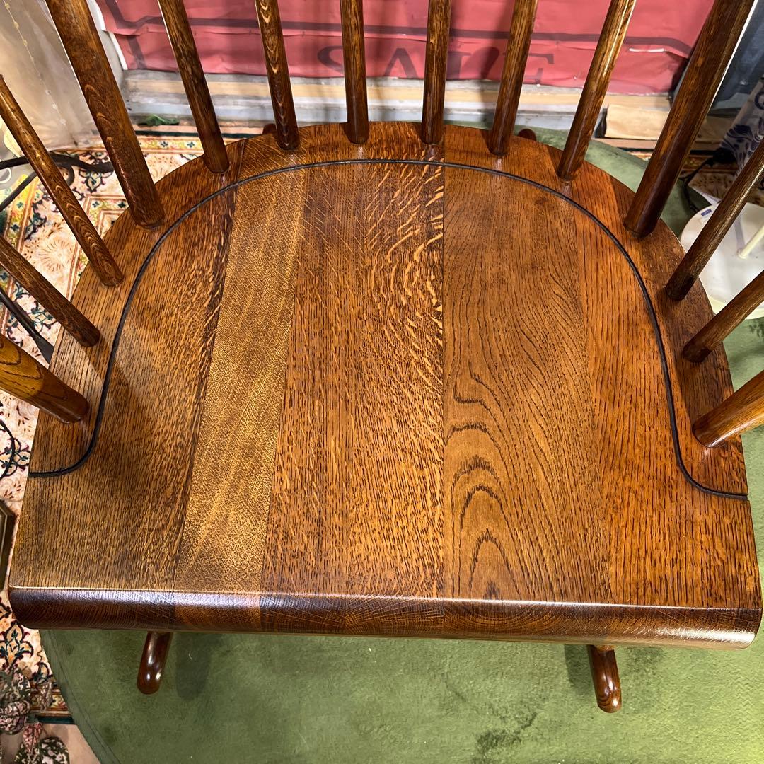 ひとみ　オールドヴィンテージ 飛騨産業　キツツキマーク ロッキングチェア