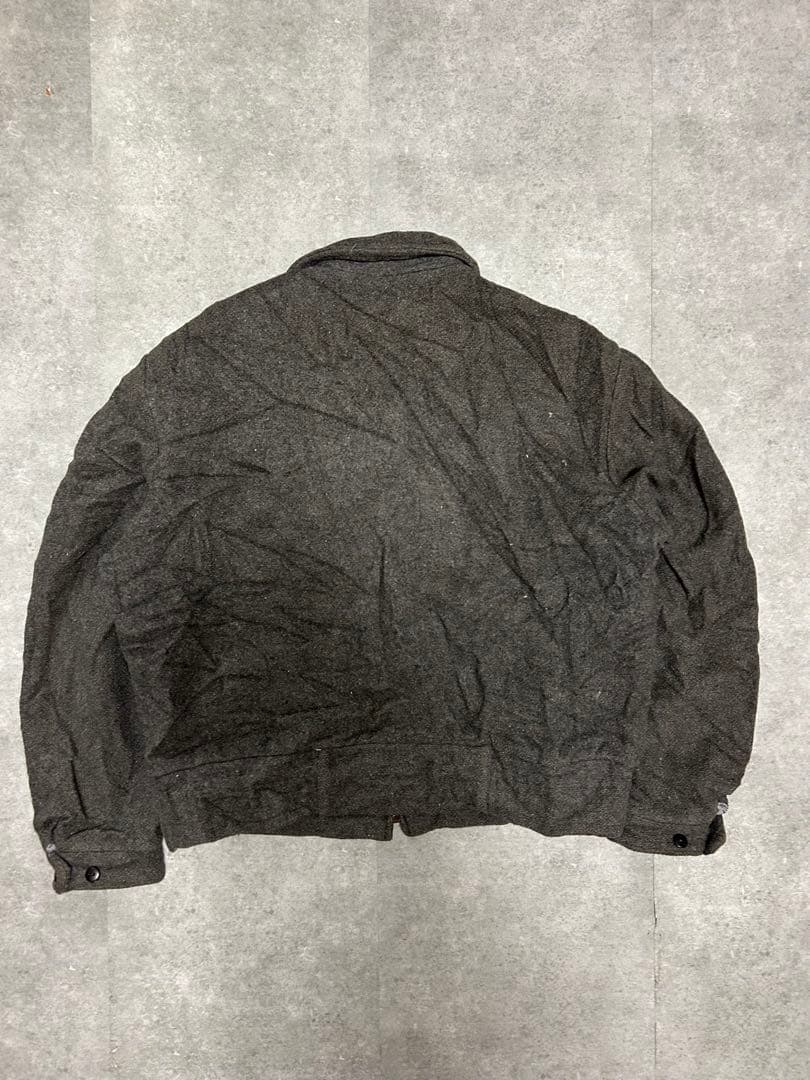 50s スポーツジャケット　ヴィンテージ　ウールジャケット　ブラック