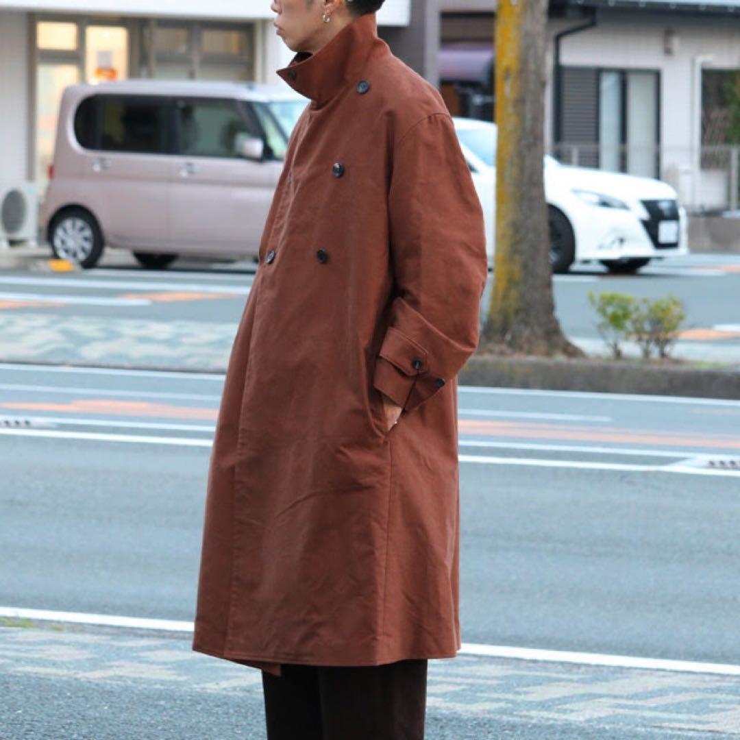 semoh セモー　Moleskin Double Breasted Coat
