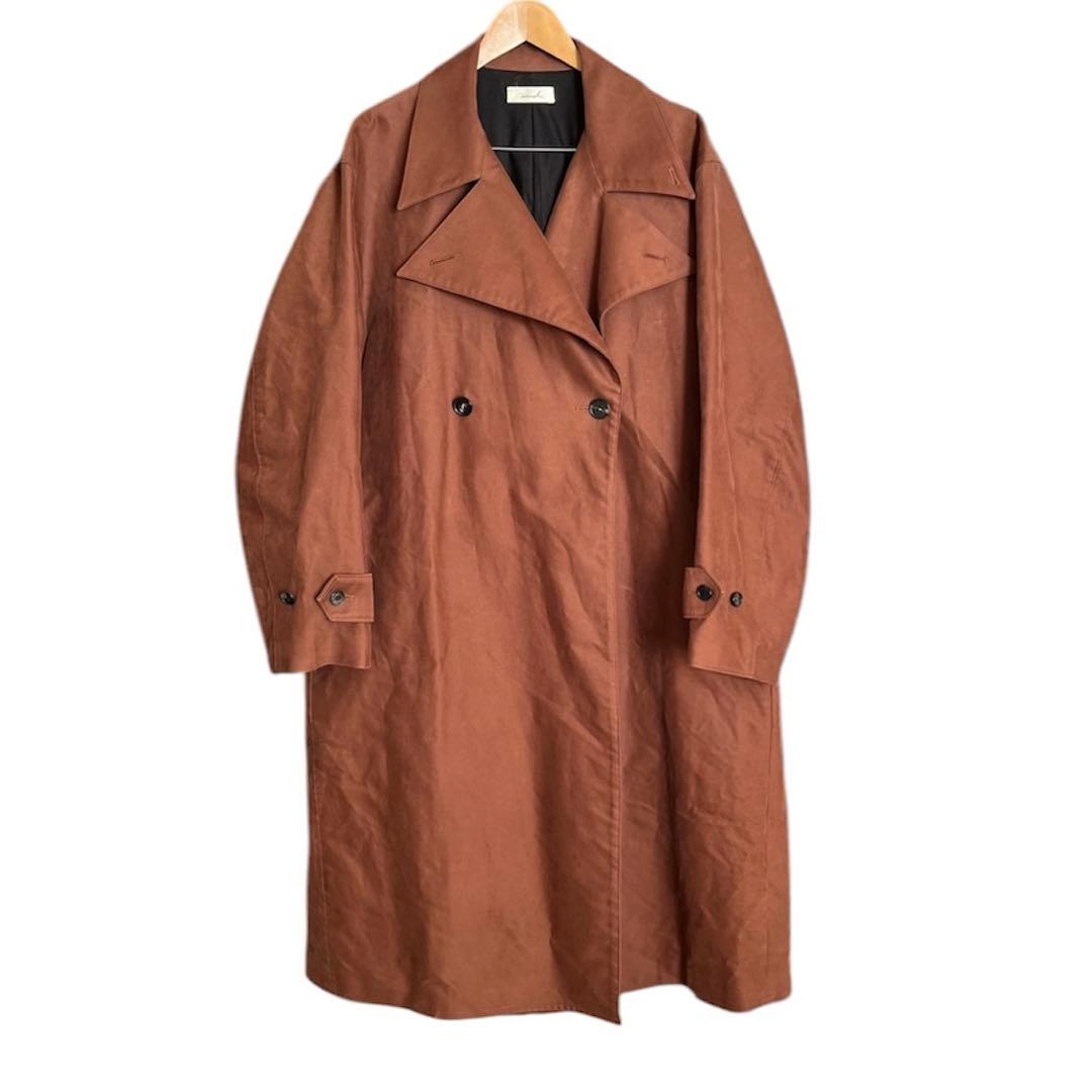 semoh セモー　Moleskin Double Breasted Coat