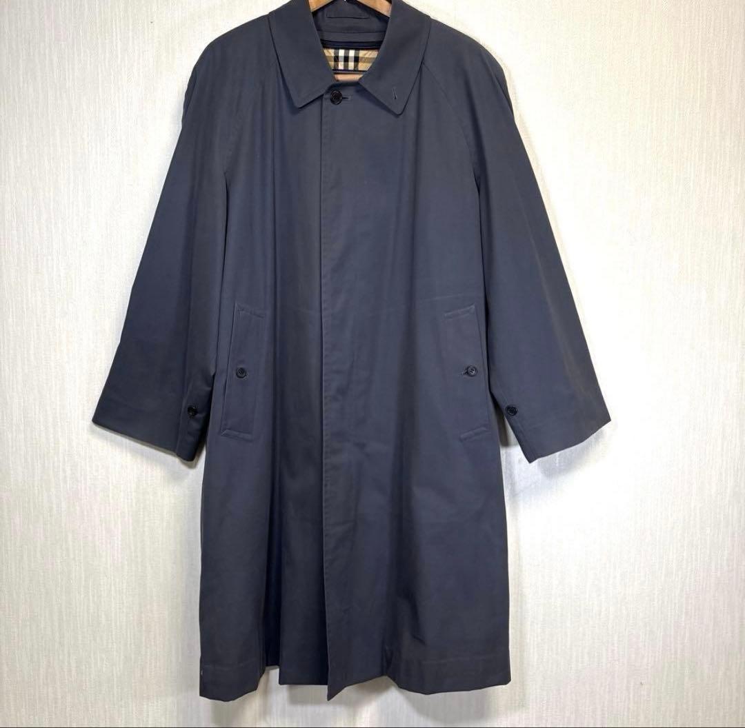 Burberry ステンカラーコート ライナー付 ノバチェック グレー　アウター