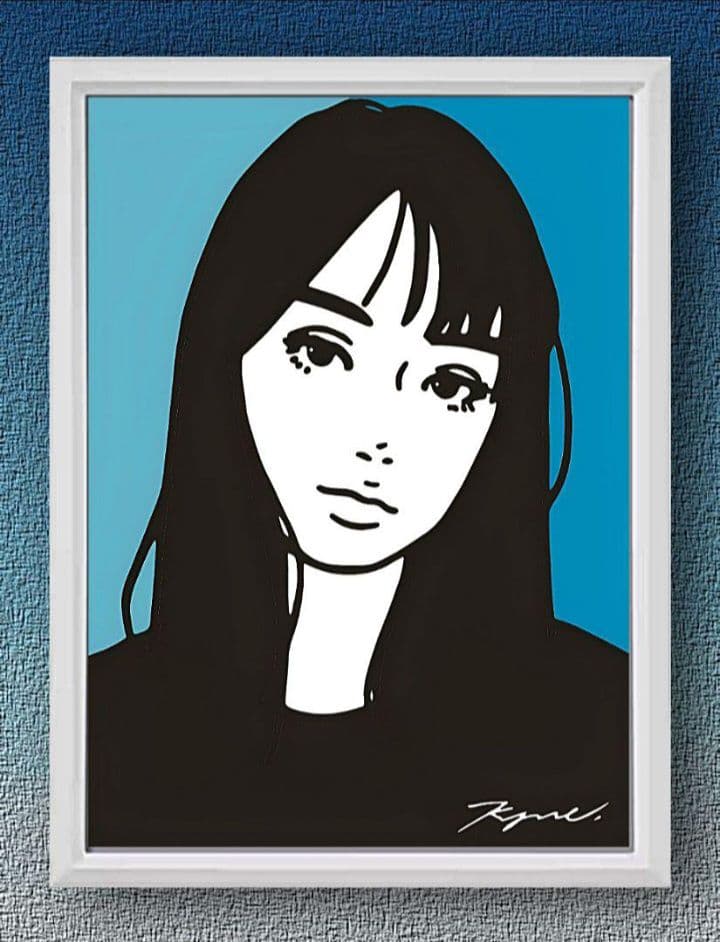 kyne・キネ【A4サイズ写真ポスターフレーム付き４点セット】ポスター