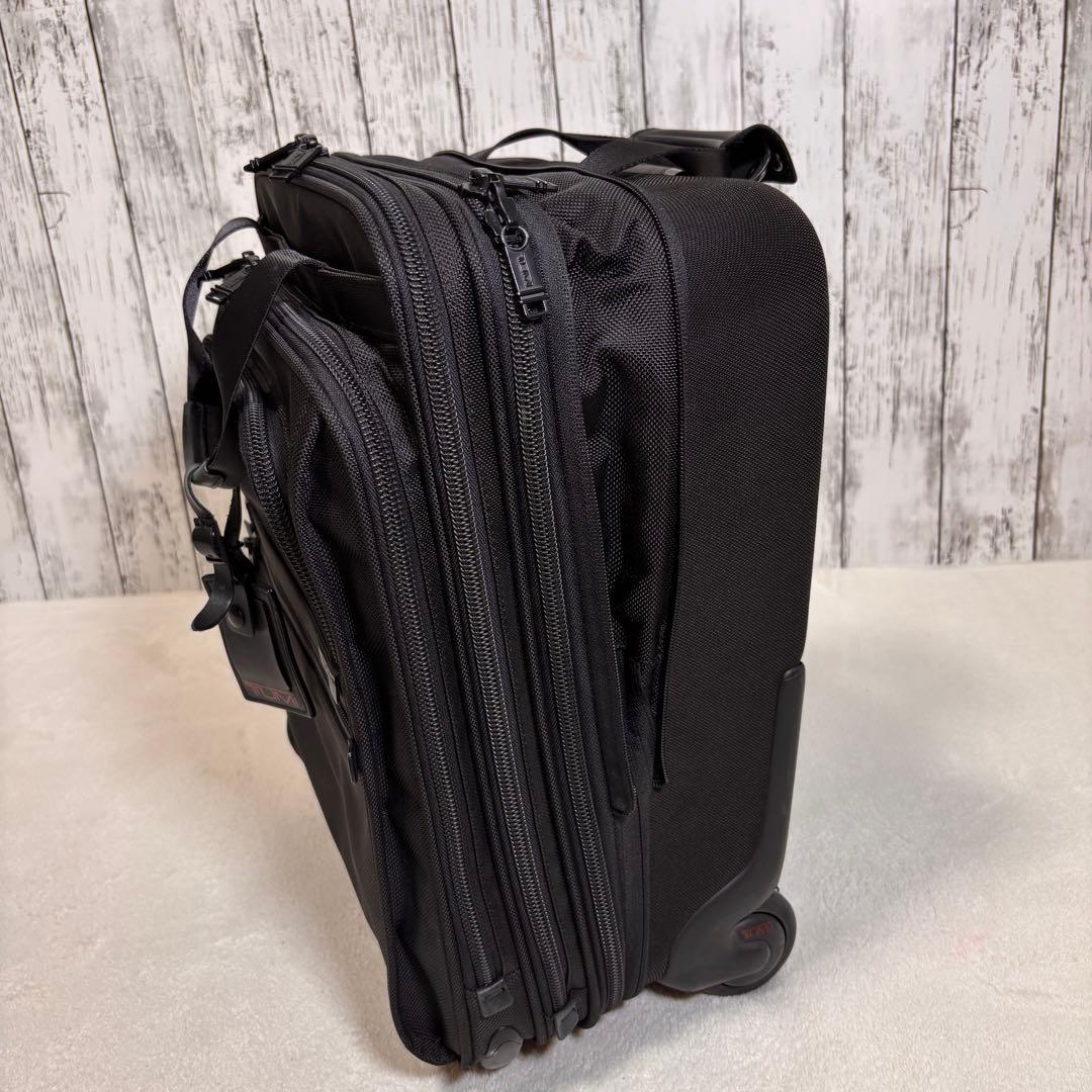 TUMI PCポーチ付き キャリーケース トラベルバッグ 2輪 出張 タイヤ良好