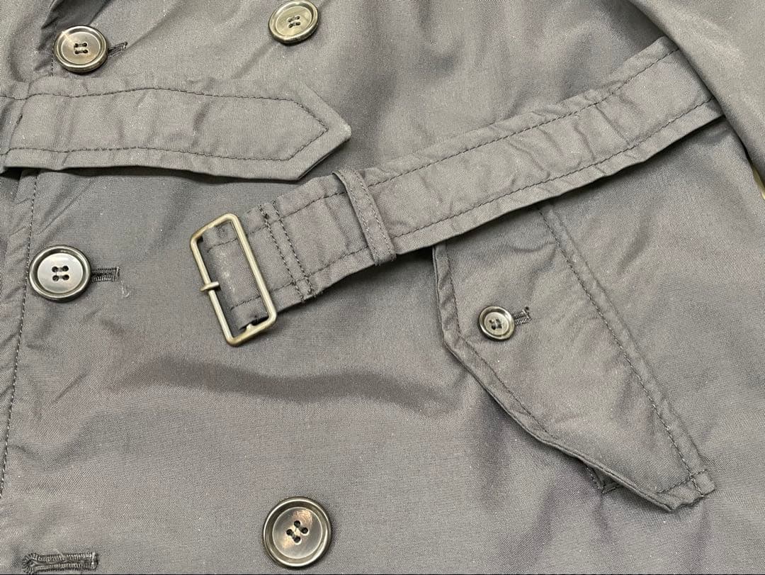 コムデギャルソン　撥水加工 ナイロン トレンチコート