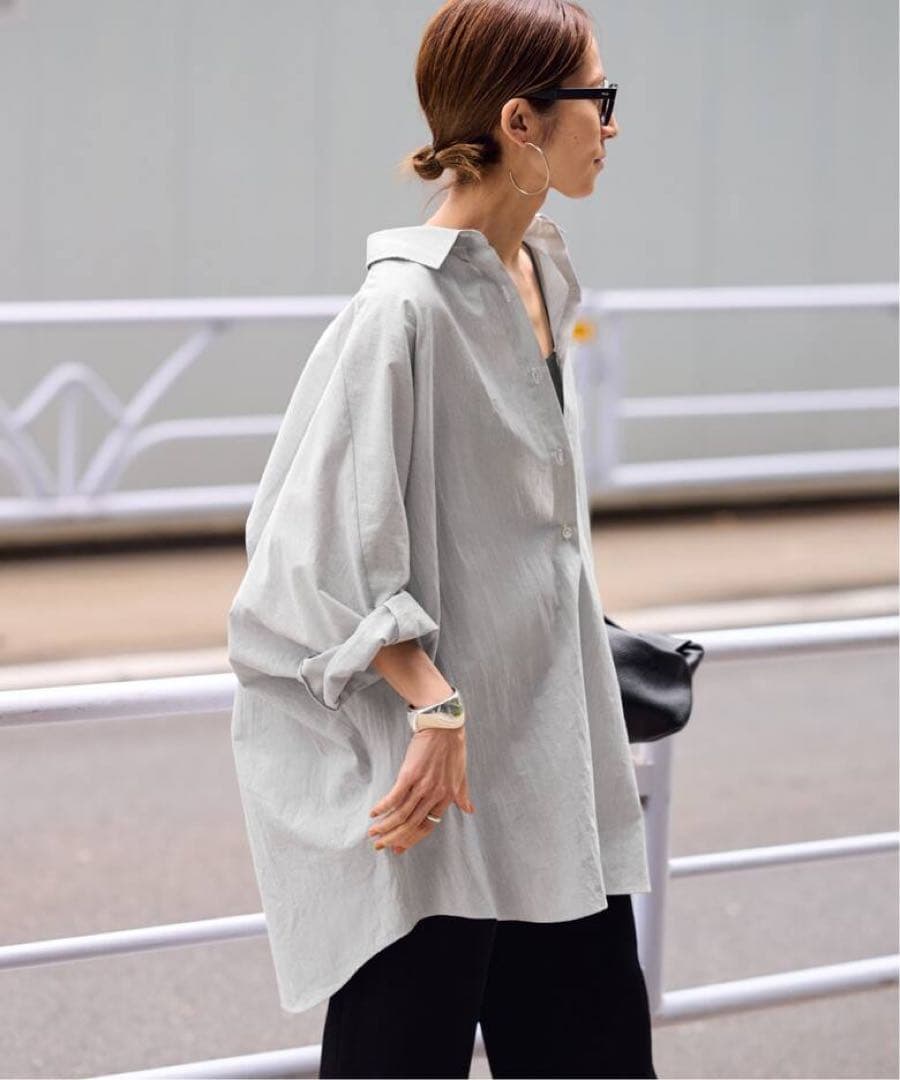 FRAMeWORK ハーフスリーブポンチョシャツ