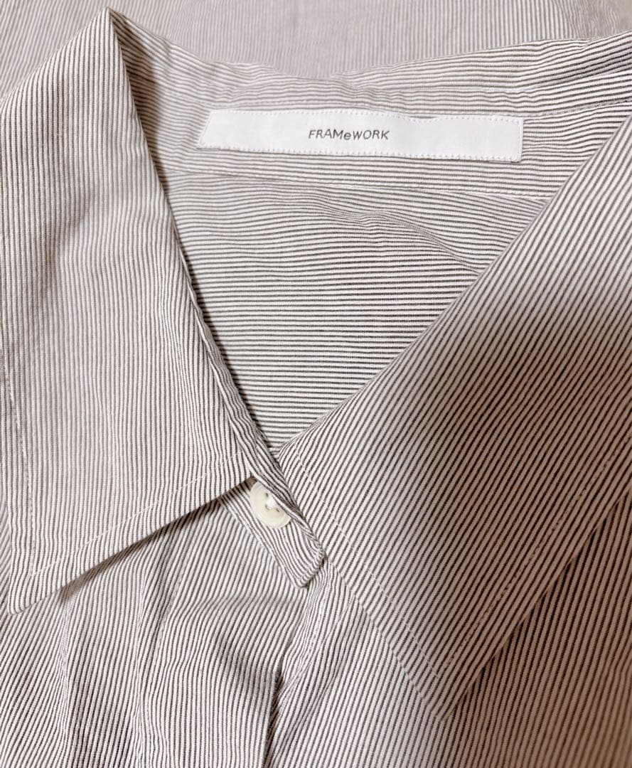 FRAMeWORK ハーフスリーブポンチョシャツ