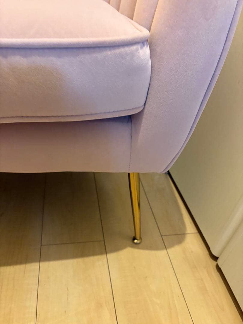 Altrobene ソファー 1人掛け ベルベット ソファ モダン 一人暮らし