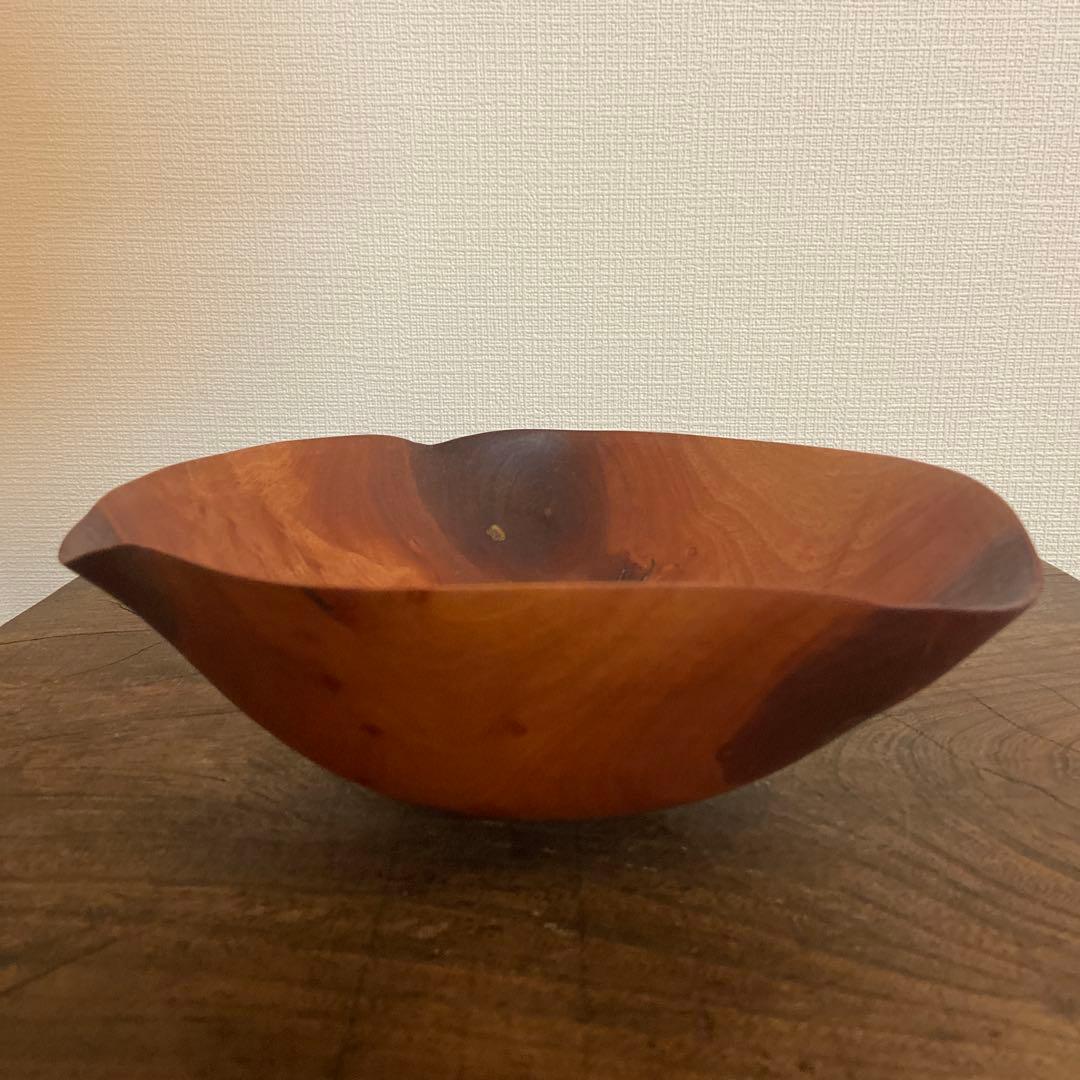 雨晴 個展 購入 木工作家 藤本健 アカギ ウッドボウル