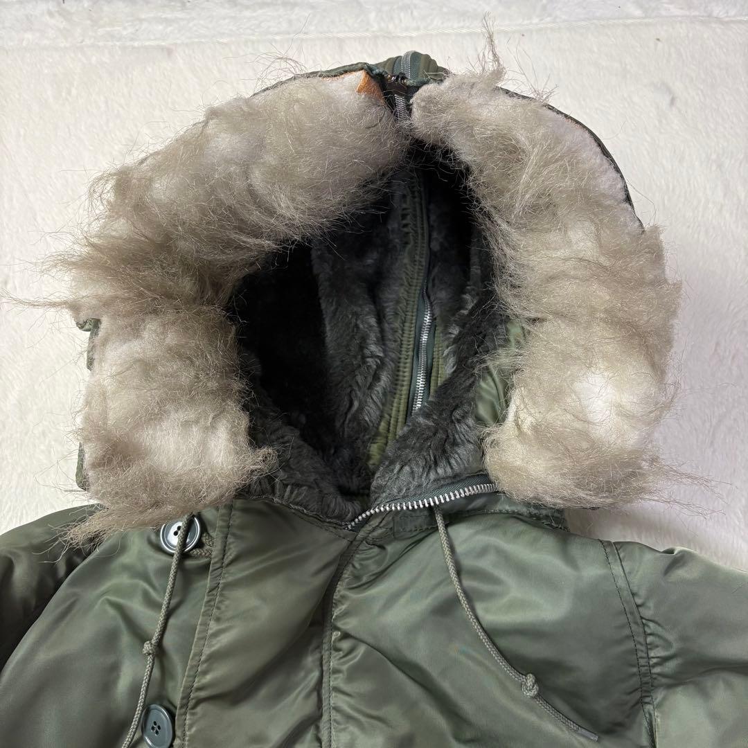 美品 Lサイズ USA製 ALPHA INDUSTRIES n-2b 短丈