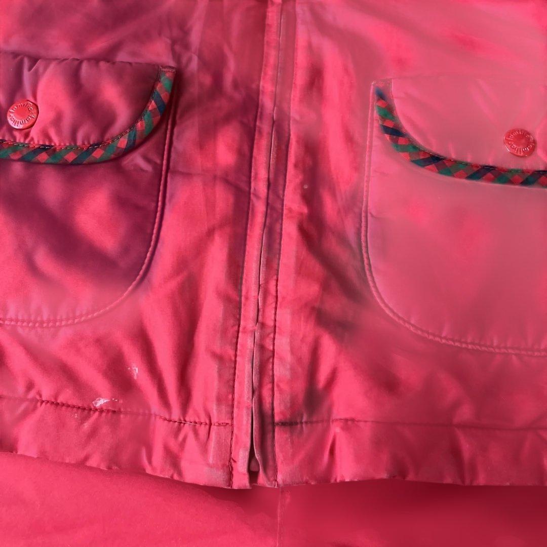 ファミリア　中綿スキーウェア　雪遊びウェア　防寒着セットアップ　100cm