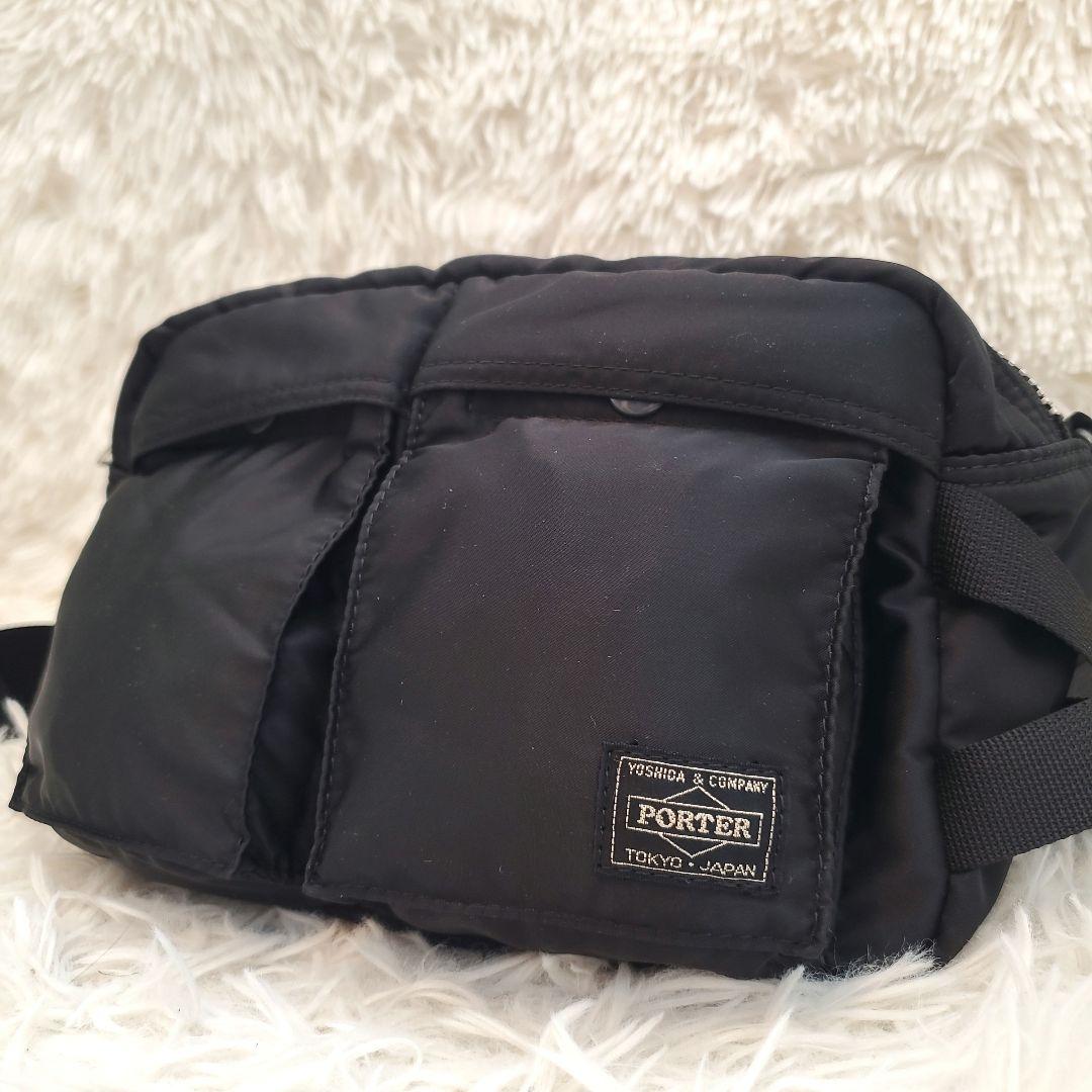 ⭐未使用級⭐PORTER TANKER ウエストバッグ ブラック