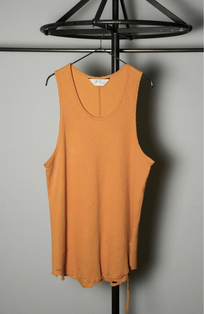 ANCELLM / DAMAGE WAFFLE TANKTOP (別注)