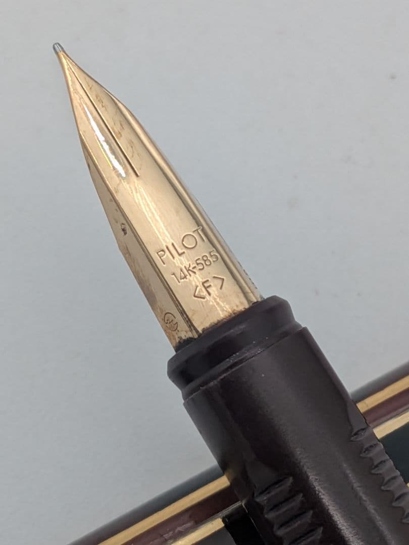 【廃盤品】PILOT QUATRO Brown 万年筆・ペン先14K②16