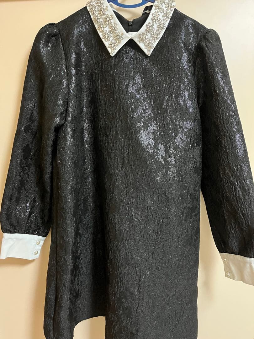 sisterjane ジャガードミニドレス