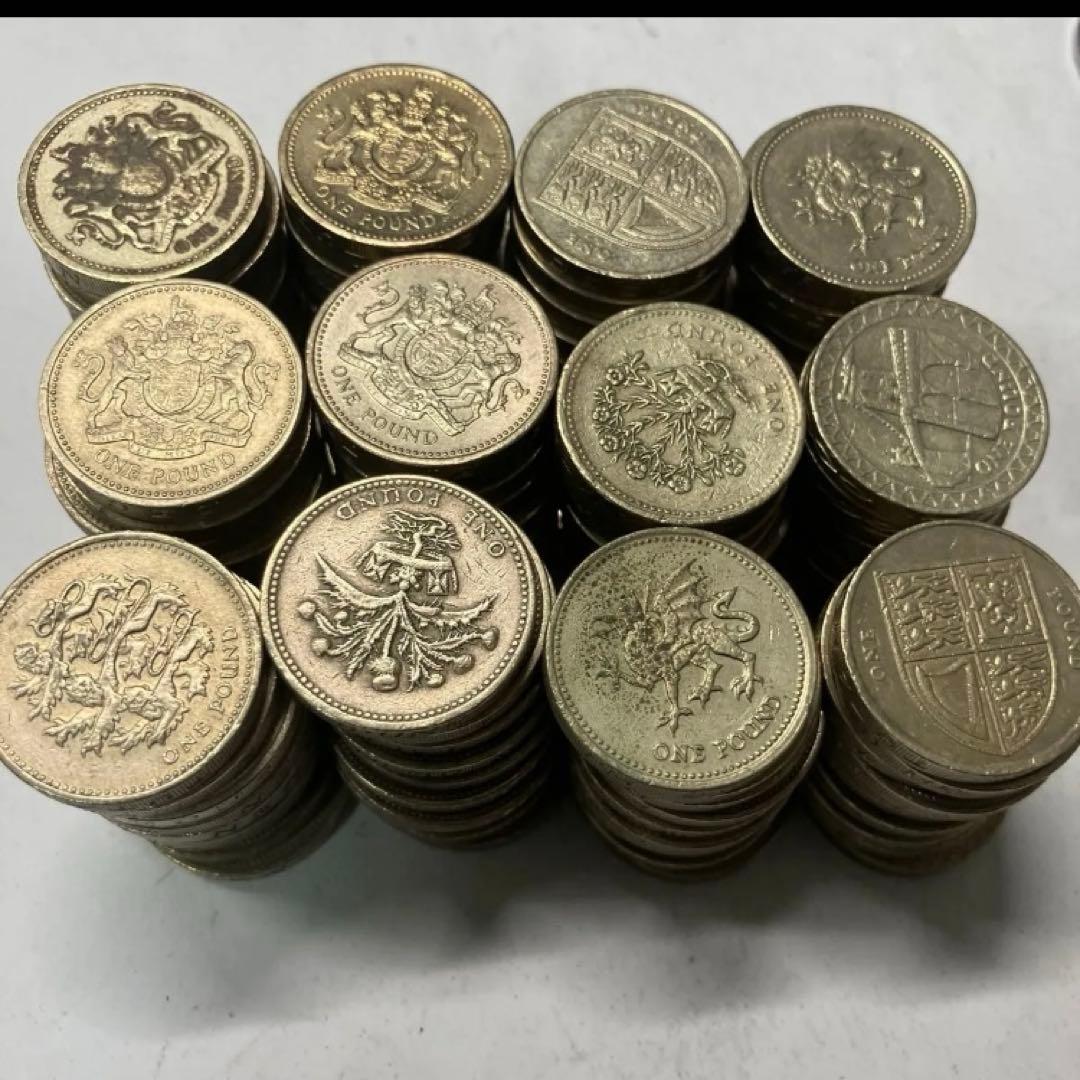 イギリス　ポンド　120枚　まとめ