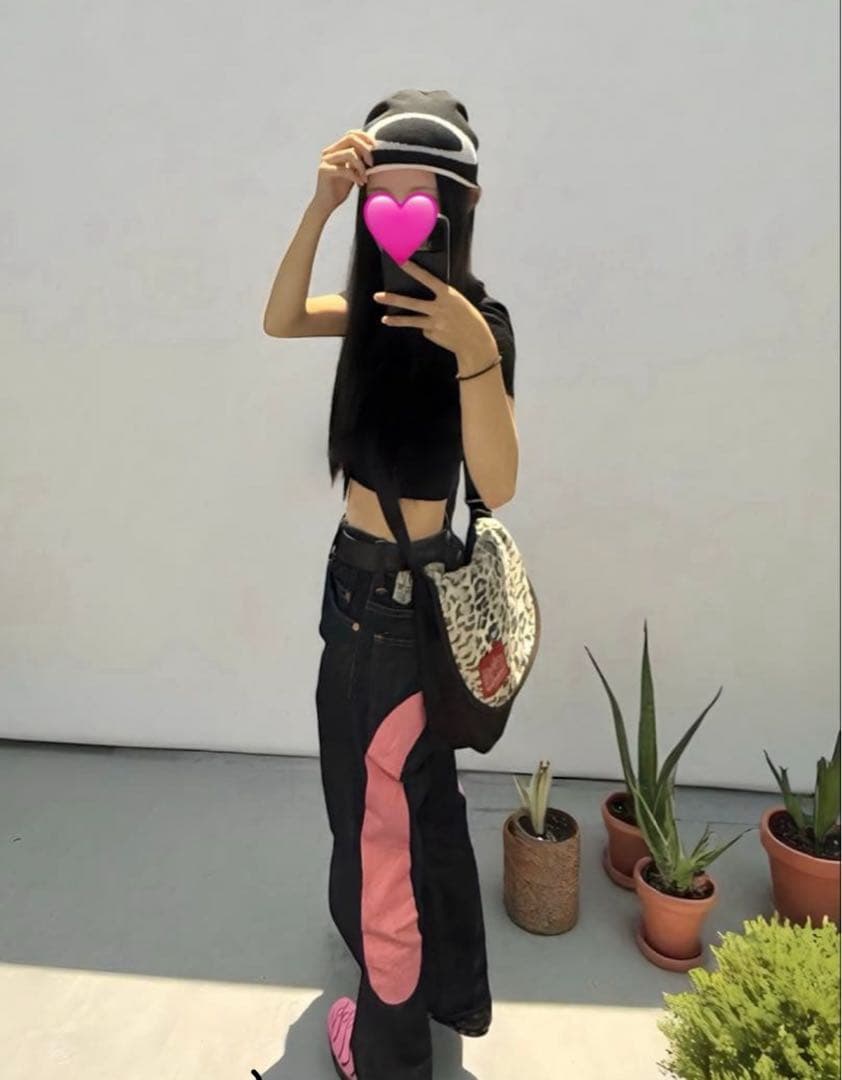 EVISUジーンズ 大黒 ピンク ビックカモメ