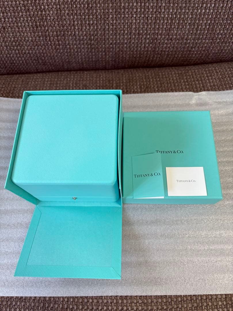 現行品 美品Tiffanyティファニー　バングルケース　空箱　セット