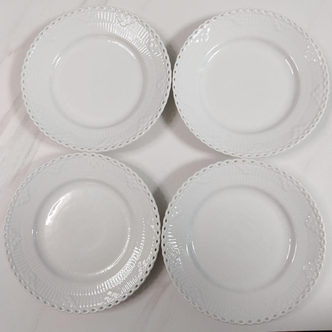 ロイヤルコペンハーゲンホワイト 皿 4枚セット