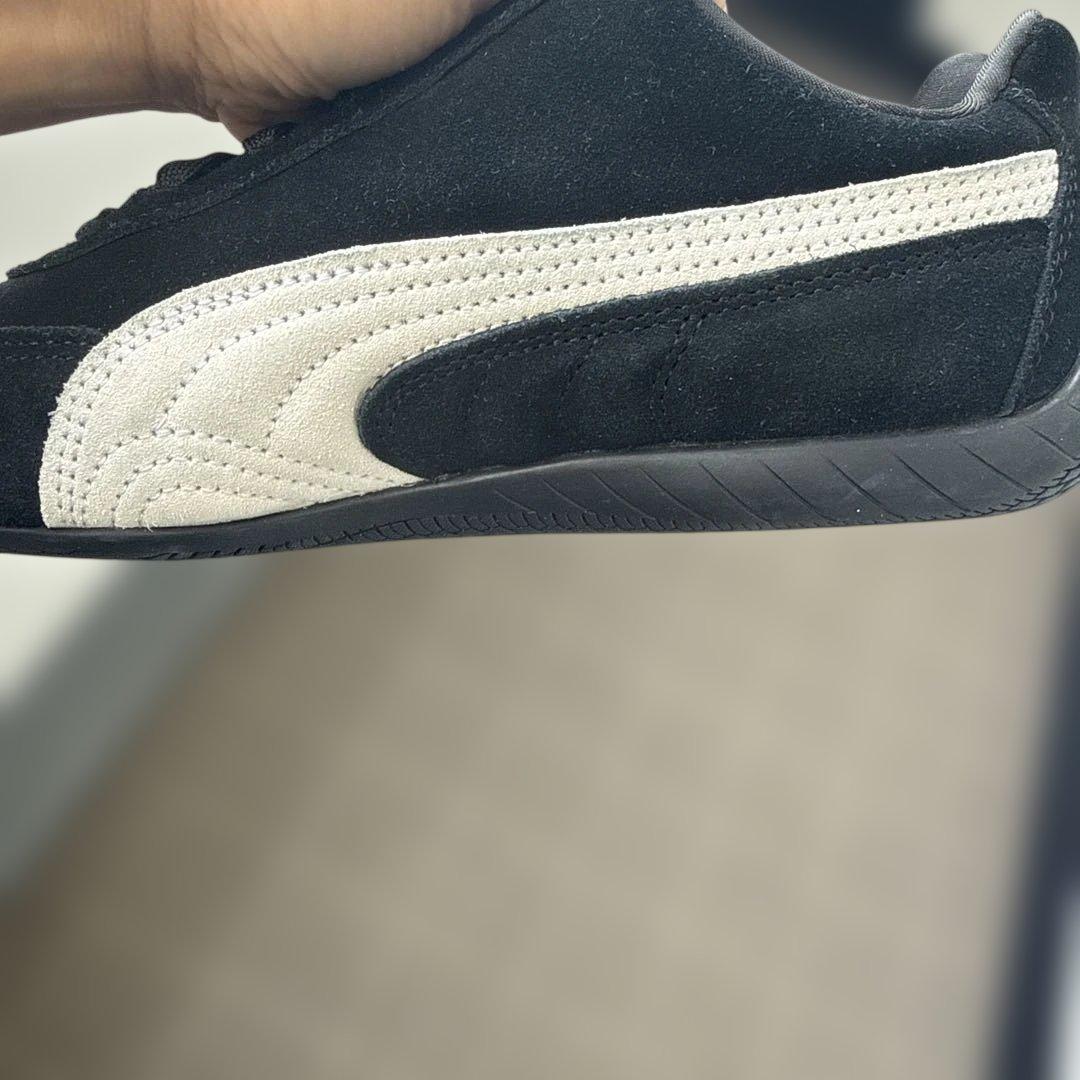 Puma スピードキャット ローカットスニーカー 黒/白
