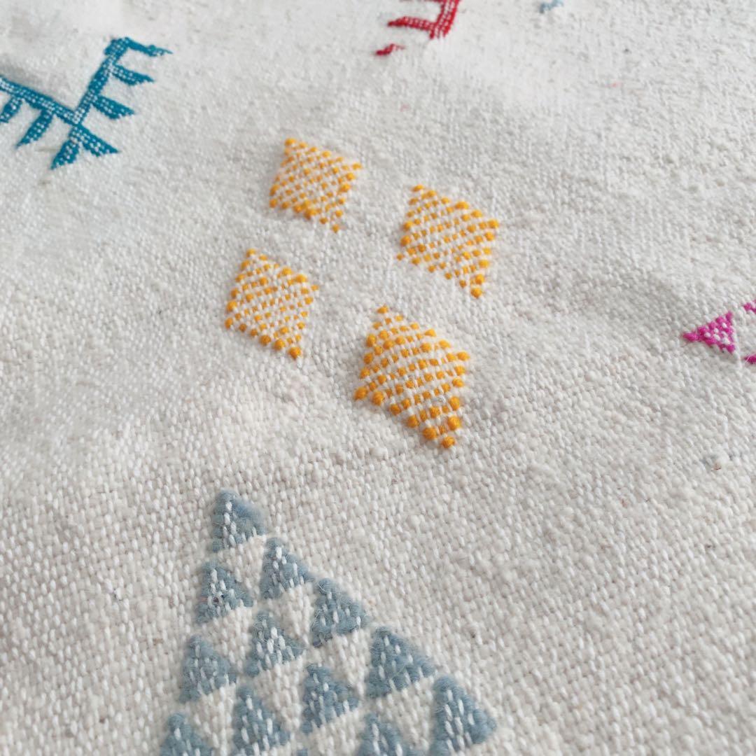 モロッコ ラグ キリム 約52×89cm