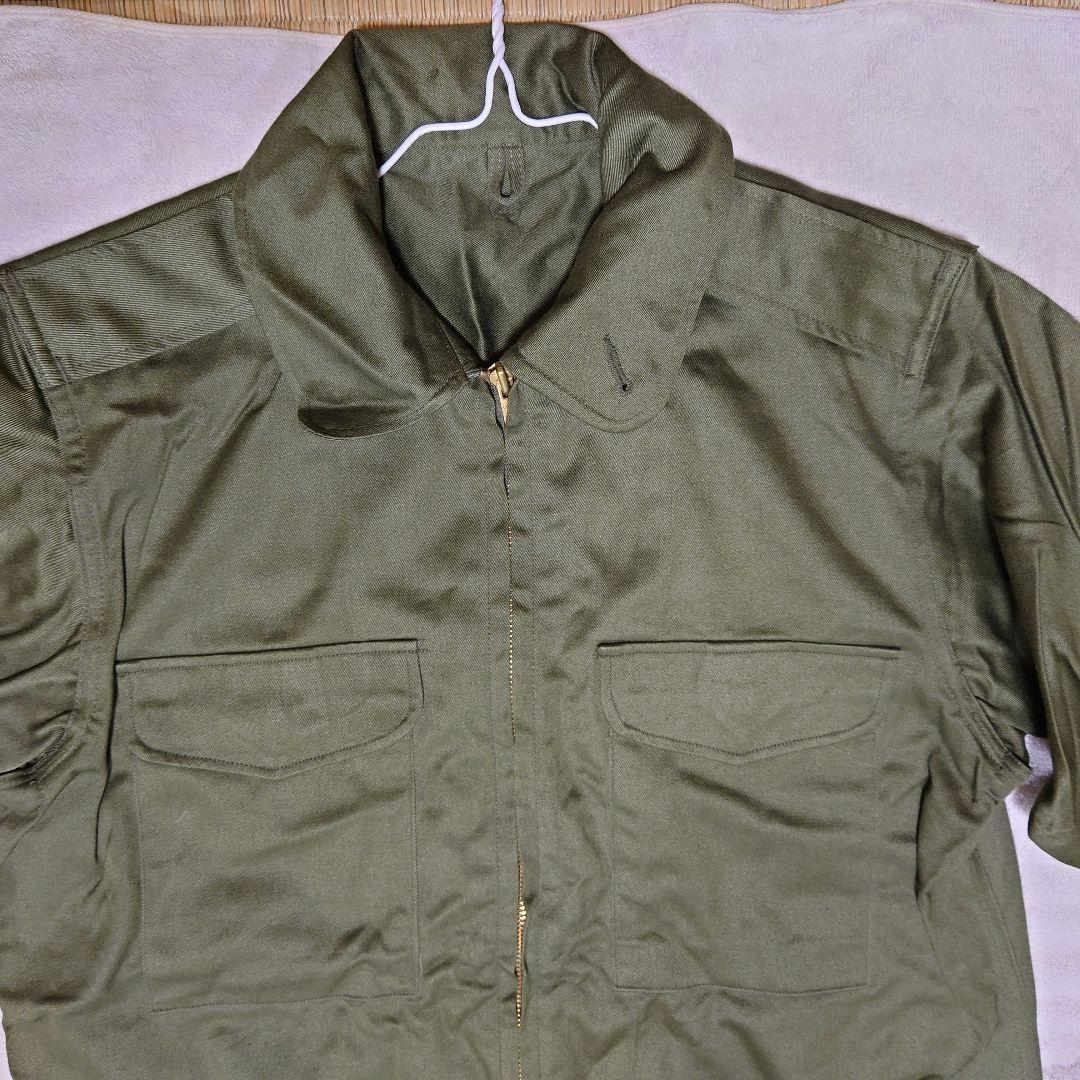 極美品・希少★陸上自衛隊 65式作業服 官給品 1982年製　ミリタリー