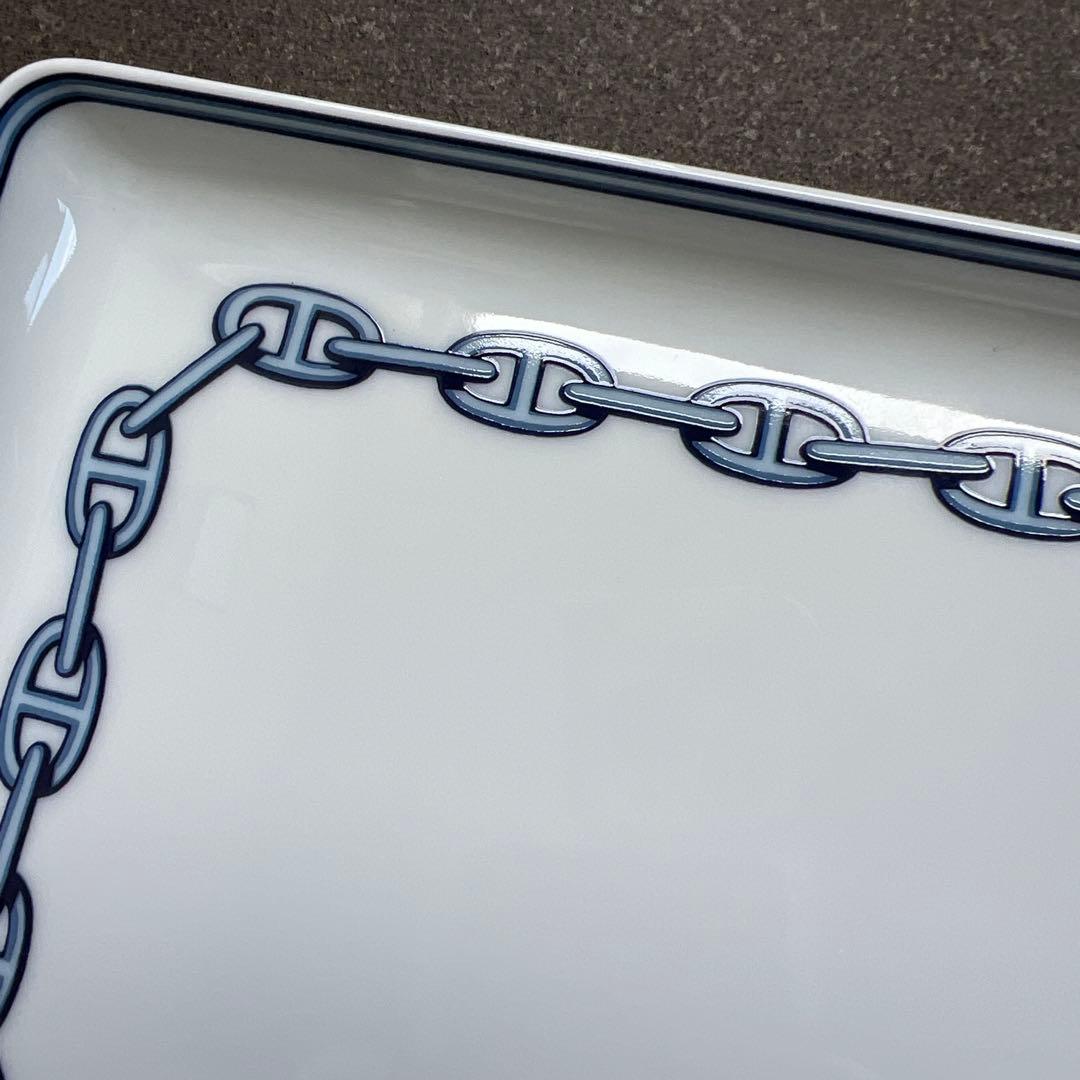 HERMES　エルメス　シェーヌダンクル　スクエアプレート