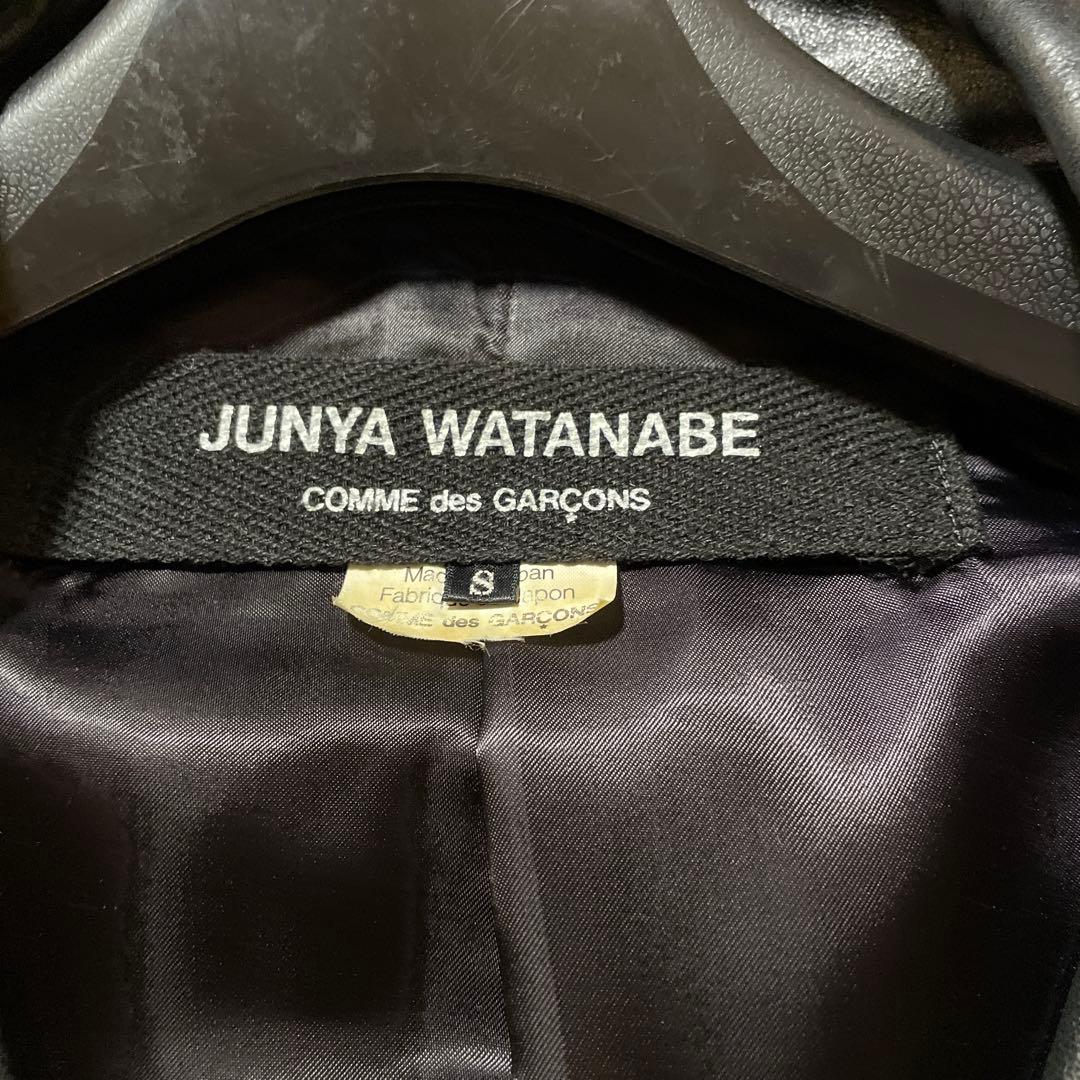 JUNYA WATANABE レザー ジャケット S 黒