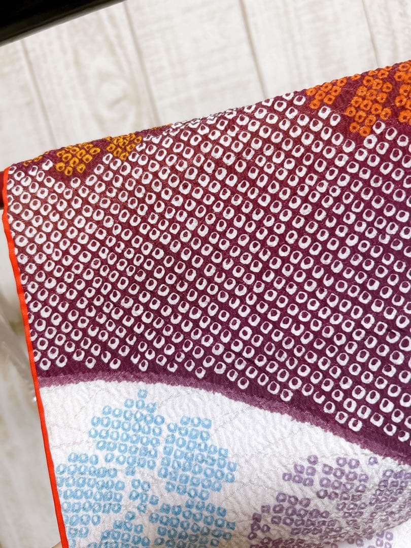 訳あり！特価品♡七五三　7歳　女の子　フルセット　一式　紫　ピンク　鹿の子柄