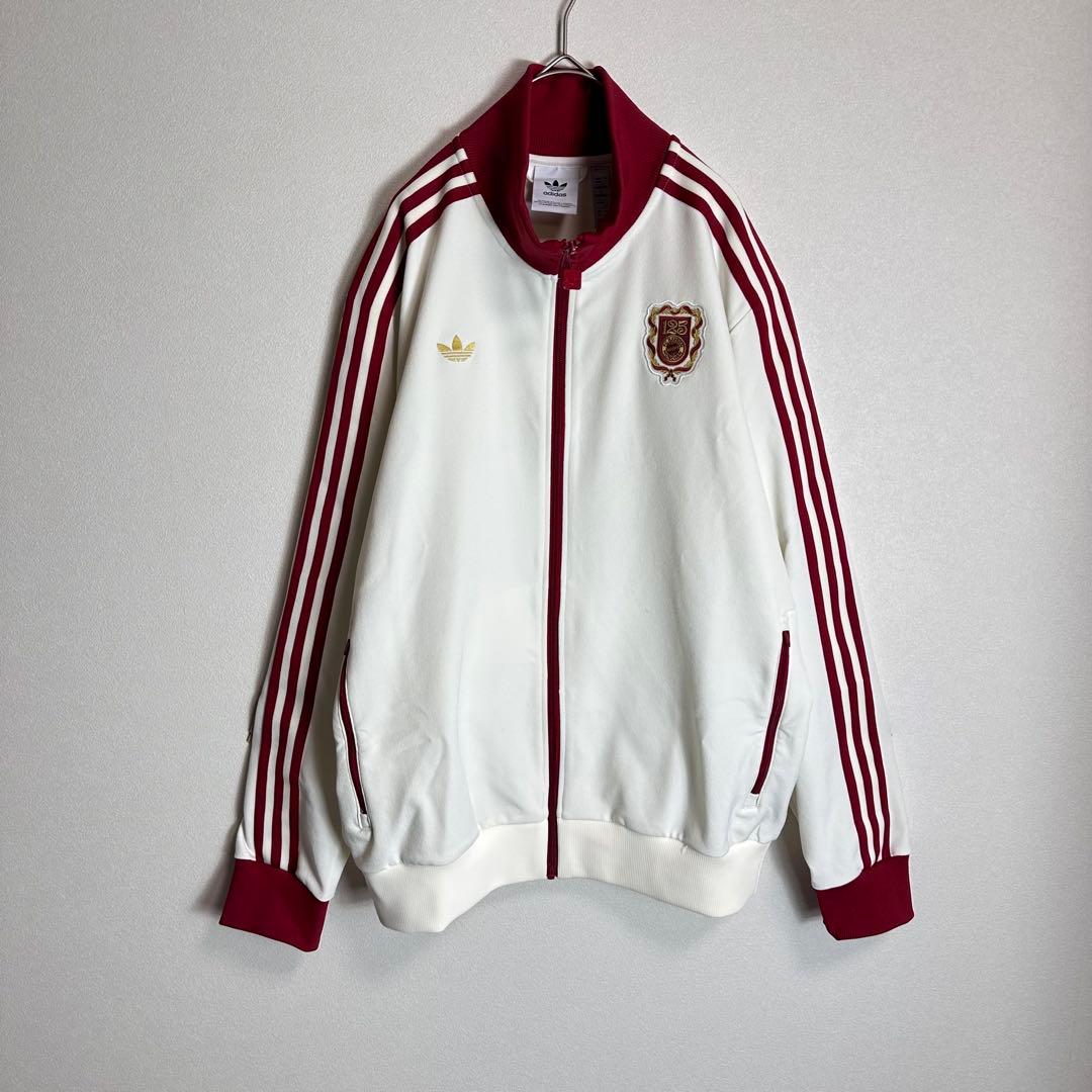 【激レア】adidasジャージ　バイエルン　125周年記念　ドイツ　白赤　2XL