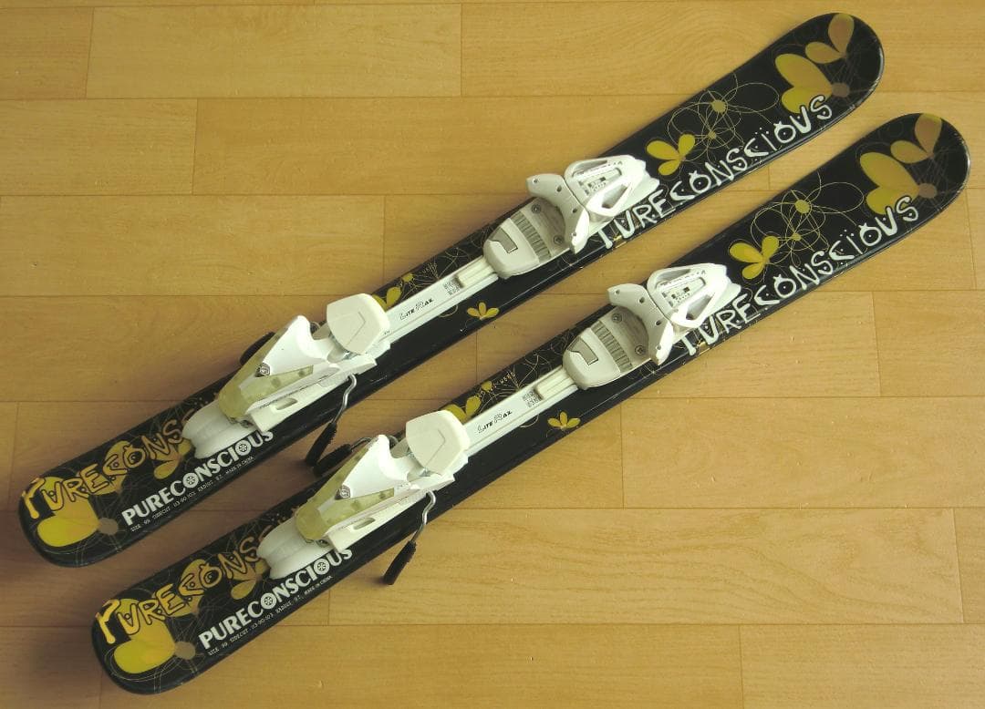 ■■送料無料■PURECONSCIOUS■ショートスキー■99cm■調整ビン付■