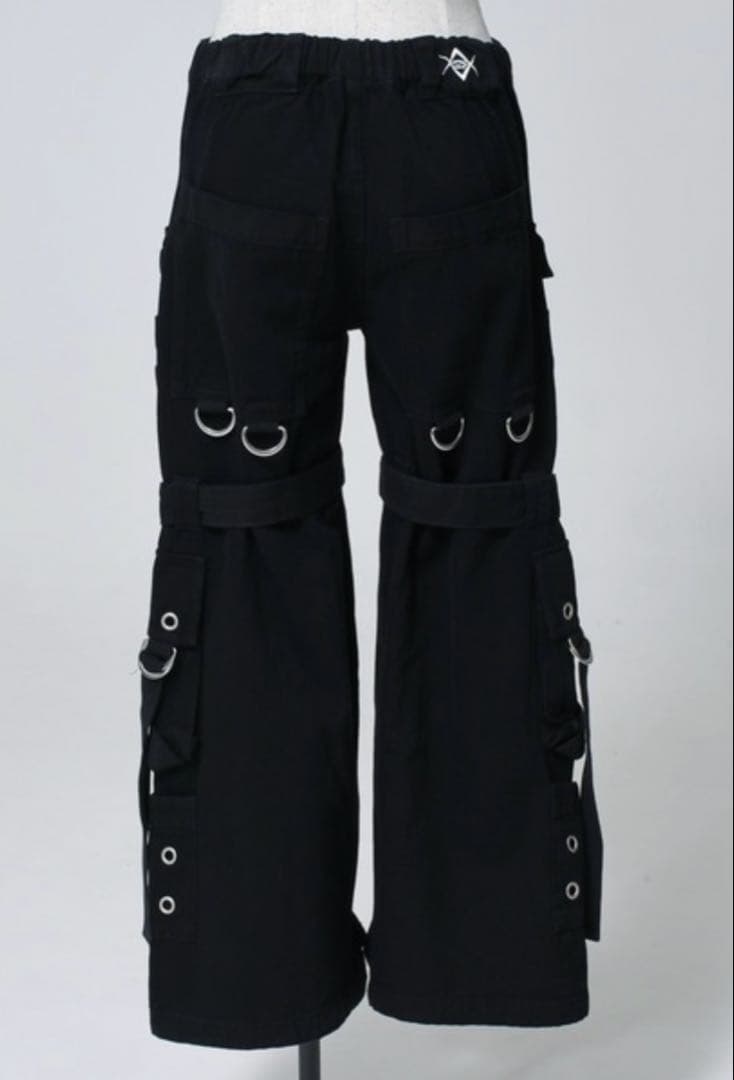 た*う様 REFLEM 2024aw ブラックワイドフレアデニム　地雷系