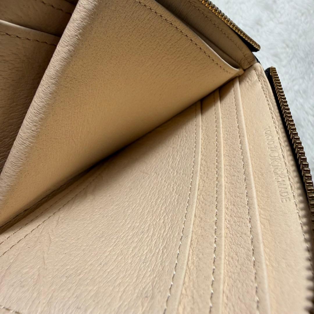 PORTER ポーター　ソーク　コンパクト　ウォレット　L字ファスナー　黒