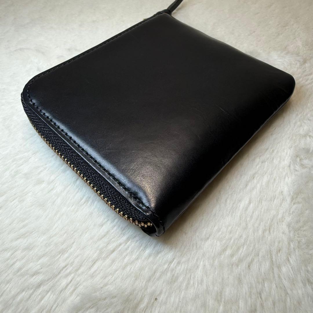 PORTER ポーター　ソーク　コンパクト　ウォレット　L字ファスナー　黒