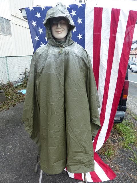 レア！ 1984” 米軍実物 OD ポンチョ リップストップ　 No39