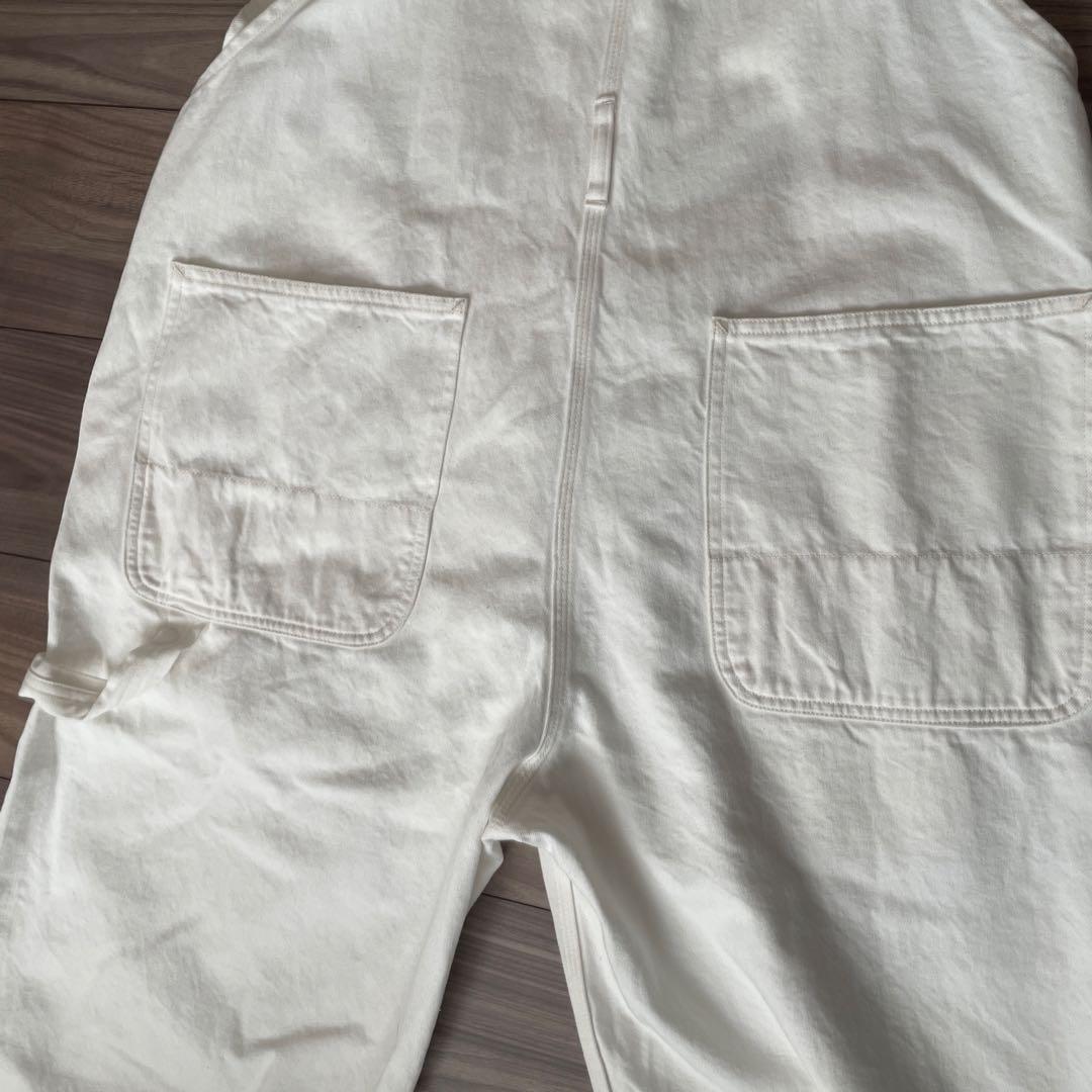 10日まで掲示☆定番人気☆オフホワイト オーバーオール☆