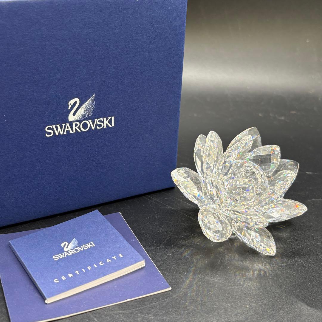 箱付き　スワロフスキー クリスタル　オブジェ　　キャンドルスタンド　NO.178